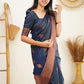 NavyBlue Colour Jari Design Kanjivaram Silk Saree For Women