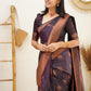 Awesome Wine Color Silk Saree For Women
