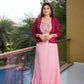 Pink Lehenga Choli And Blouse With Maroon Jacket