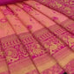 Designer Pink Kanjeevaram Pure Silk Saree For Women