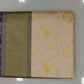 Cream Green Designer Banarasi Pure Silk Saree