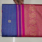 Wedding Blue Golden Kanjivaram Silk Saree For Women