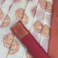 Beautiful Golden Jari Design White Red Soft Silk Saree For Women