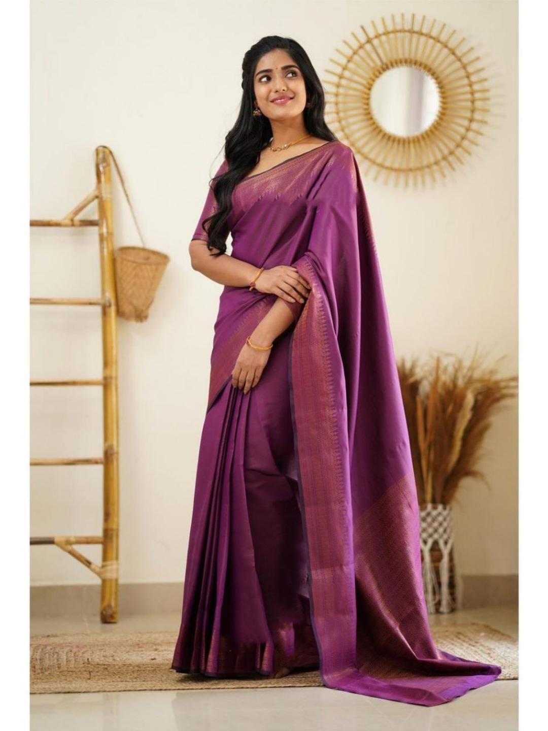 Pure Silk Kanjivarm saree for women