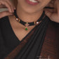 black kanjivaram style sari 