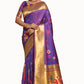 Purple Saree For Wedding And Festive and Party