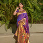 Purple Paithani Saree For Wedding And Festive