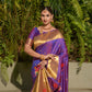 Purple Paithani Sari For Wedding And Party