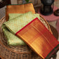Pure Silk Green saree for women