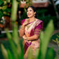 Latest Kanchipuram Saree for wedding Tredtional Most Selling ( PInk )