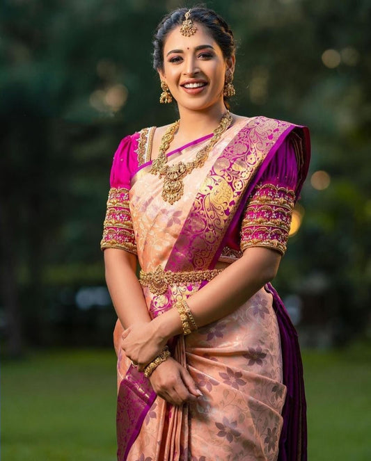 Kanjivaram Pure Silk Saree latest Rooprekha