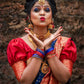 Pure Silk Blue and PInk Kanjivaram saree party wear and festive