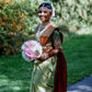 Pure Silk Kanjivarm Green wedding saree for women