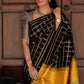 Black Checks  Kanjivaram Sadi for wedding and party  || Rooprekha