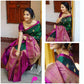 Kanjivaram Pure Silk Saree Green