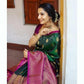 Kanjivaram Pure Silk Saree Green