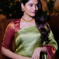  Light Green Kanchipuram saree for women