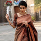best Pure Silk Kanjivarm Saree with copper border