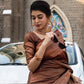 best Pure Silk brown Kanjivarm Saree