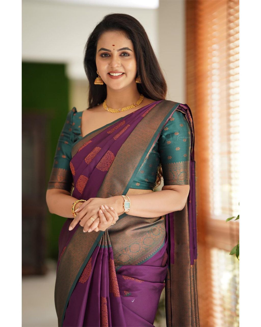 Pure Silk Kanjivarm Kanchipuram saree for women