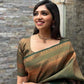 Latest Kanjivaram Saree For Wedding Special With Designer Blouse