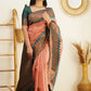  Silk Kanjivarm Maroon Saree with copper border