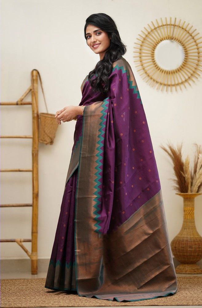 Buy Alinea Woven Kanjivaram Silk Blend Dark Blue Sarees Online @ Best Price  In India | Flipkart.com