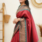 new Pure Silk Red Kanjivarm saree for women