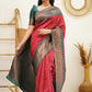 Pure Silk Red saree for women