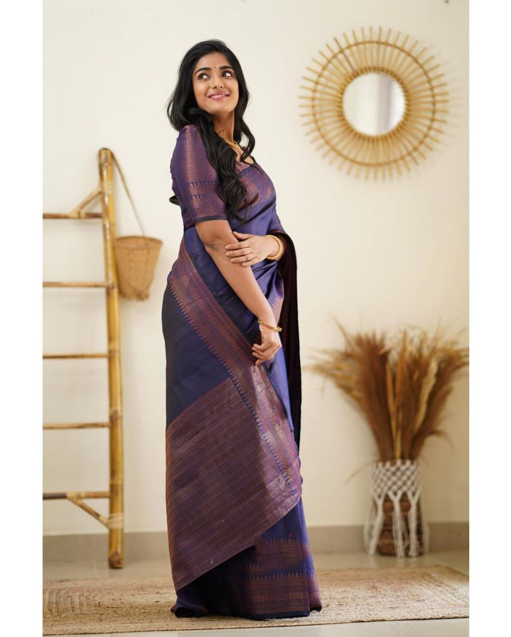 Kanjivaram Pure Silk Saree latest Rooprekha