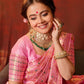 Pink Bollywood Pure Silk Kanjivaram saree for wedding and party wear