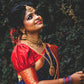 Pure Silk Blue and PInk Kanjivaram saree party wear and festive