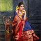 Bollywood Design Blue and Red Saree For Women