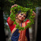 Bollywood Design Blue and Red Saree For Women